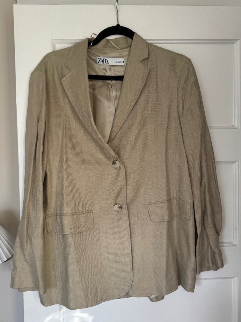 Zara Women's Khaki and Tan Jacket